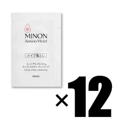 サンプル MINON ミノン アミノモイスト モイストミルキィ クレンジング 2g 2個入×12個セット メイク落とし 試供品のサムネイル
