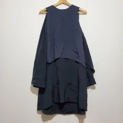 muller of yoshiokubo ミュラー オブ ヨシオクボ ノースリーブ ワンピース ネイビー 38のサムネイル