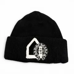 美品▼CHROME HEARTS Dover Street Market クロムハーツ ドーバー ストリート マーケット ホースシュ刺繍 ビーニー ニットキャップ OS 美品▽CHROME HEARTS Dover Street Market クロムハーツ ドーバー