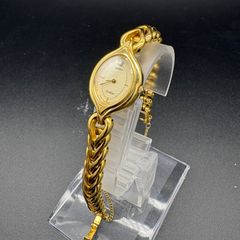 美品】SEIKO 時計 ラサール ストーン オーバル ゴールド LASSALE