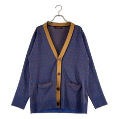 CABaN コットンポリエステル コスタリカンジャカード Vネック