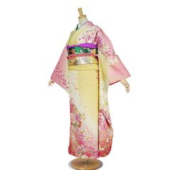 poyon♡+*;º。.様専用 正絹お振袖 単品 LLサイズ 長襦袢セット 美品