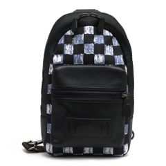 コーチ／COACH バッグ ショルダーバッグ 鞄 メンズ 男性 男性用 ナイロン レザー 革 本革 ブラック 黒  F11165 TERRAIN PACK WITH GRAPHIC CHECKER PRINT テレイン パック ウィズ グラフィック チェッカープリント ブロックチェック柄 ボディバッグ コーチ／COACH バッグ ショルダーバッグ 鞄 メンズ 男性 男性用