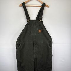 Carhartt オリーブグリーン オーバーオール 30×32 - メルカリ
