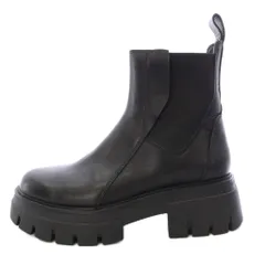 アッシュ ASH  サイドゴアブーツ ショートブーツ 厚底 レザー 35 黒 ブラック /TKのサムネイル