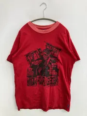 FLIP THE SCRIPT フリップザスクリプト Tシャツ/カットソー LARGE レッド 前面プリント バックプリント ブランドロゴ ミドル丈 半袖 クルーネック(丸首) メンズのサムネイル