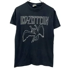 Hanes Led Zeppelin 半袖 バンドTシャツ S ブラック ヘインズ レッドツェッペリン プルオーバー ビッグプリント バンT 夏物 a806-5772のサムネイル