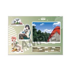 [신품] 역시 나의 청춘 러브 쌀은 잘못되어 있다. 완 배경 첨부 아크릴 스탠드 유키노시타 유키노 & 유이가하마 유이 캠프 ver.[정규품]