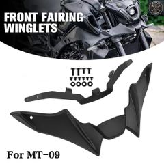 야마하 MT-09 SP MT09 2021-2024 프론트 다운 포스 스포일러 네이키드 프론트 스포일러 윙렛 에어로 다이나믹 위