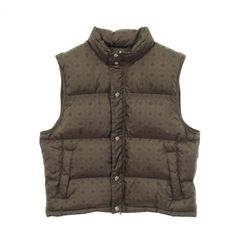 クロムハーツ CHプラス スティッフ ダウンベスト カーキ サイズL 未