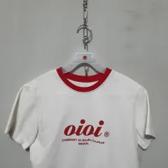 0617) O!Oi レディース クロップド 半袖Tシャツ Fのサムネイル