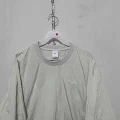 0619) ミズノ メンズ ウーブン 長袖Tシャツ L 21年式のサムネイル