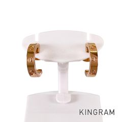 Cartier カルティエ ラブ スモール ミニ ピアス ホワイトゴールド WG