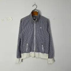 ナイキ チェック トラックジャージ ジャケット