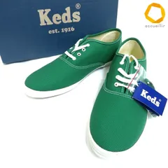 #as ケッズ Keds ナノユニバース nanouniverse コラボ スニーカー US10 27.0 緑 白 グリーン 箱・替え紐付き 美品 メンズ [979798] k01のサムネイル
