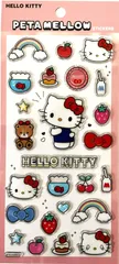 【ティーズファクトリー】 Sanrio サンリオキャラクターズ ペタメロウステッカーズ ハローキティ ご褒美 プレゼントDIY手作 手帳用 貼り付け 粘着シールのサムネイル