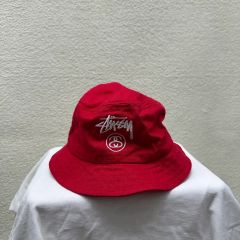 90s stussy バケットハット バケハ 赤 キムタク 野村訓市 90s stussy バケットハット バケハ 赤 キムタク 野村訓市 - メルカリ