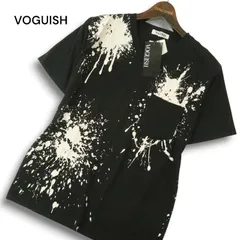 新品★ 未使用 VOGUISH ヴォーギッシュ ルパート ペンキ プリント 半袖 ポケット Vネック カットソー Tシャツ Sz.M メンズのサムネイル