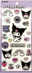 【ティーズファクトリー】 Sanrio サンリオキャラクターズ ペタメロウステッカーズ クロミ ご褒美 プレゼントDIY手作 手帳用 貼り付け 粘着シールのサムネイル