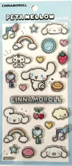 【ティーズファクトリー】 Sanrio サンリオキャラクターズ ペタメロウステッカーズ シナモロール ご褒美 プレゼントDIY手作 手帳用 貼り付け 粘着シールのサムネイル
