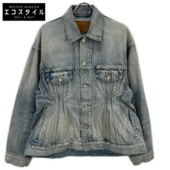 BALENCIAGA　バレンシアガ　724718 TJW79 インディゴ Denim Jacket　32のサムネイル