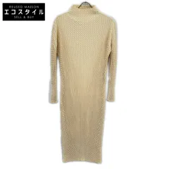 ISSEY MIYAKE　イッセイミヤケ　24AW IM43-KH932 ベージュ プリーツニット ワンピース　2のサムネイル