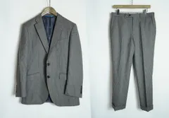 LANVIN en Bleu ランバン オンブルー ウール ストライプ ジャケット ブレザー ＋ スラックス パンツ スーツ セットアップ 灰系 318P★4のサムネイル