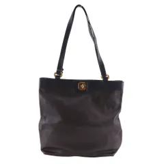 【DELVAUX】デルヴォー バイカラー レザー 茶 レディース トートバッグのサムネイル