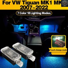 LED 분위기 램프 차내 풋웰 라이트 인테리어 장식 VW 티구안 MK1 MK2 2007 - 2022년 14월