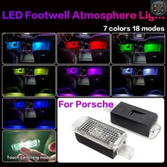 LED 앰비언트 램프 차내 풋웰 라이트 인테리어 장식 포르쉐 카이엔 955 957 9YA 박스터 987 케이맨 마칸 95B 911 9
