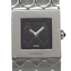 CHANEL マトラッセ 腕時計 レディース Q0009 QZ 黒文字盤 - メルカリ
