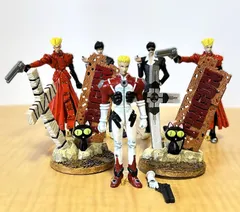 TRIGUN トライガン リアルフィギュア 全7種 ヴァッシュ・ザ・スタンピード / ミリオン・ナイブス / ニコラス・Ｄ・ウルフウッド / ジオラマセットのサムネイル