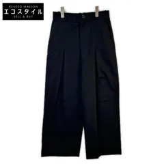 LOEWE　ロエベ　H526Y04WF6 ブラック DRAWSTRING TROUSERS パンツ　42のサムネイル
