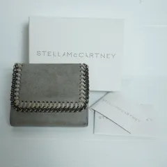 正規 STELLA McCARTNEY ステラマッカートニー Falabella ファラベラ スモール フラップ ウォレット コンパクト 三つ折り財布 灰系3550Q★4