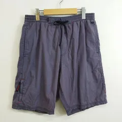 Airwalk エアウォーク 水着 スイムウェア メッシュインナー付 サイド ロゴ 刺繍 Y2K 古着 ネイビー系 M F235のサムネイル