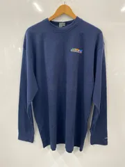PD12⚫︎MANASTASH⚫︎マナスタッシュ⚫︎長袖⚫︎スウェット⚫︎麻・綿混⚫︎メンズ⚫︎size XL⚫︎紺のサムネイル