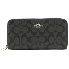 ✨️新品✨️訳あり COACH ロゴ入り ブラック 長財布 シグネチャー 