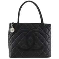 【CHANEL】シャネル 復刻トート A01804 キャビアスキン 黒 レディース トートバッグのサムネイル