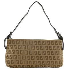 美品 FENDI フェンディ ズッキーノ ズッカ FF アクセサリーポーチ