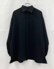リラクス シャツ 48 ネイビー ウール100 - メルカリ