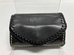 LUCKY JOHN 二つ折り財布 レザー コンチョ付き - メルカリ