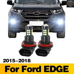 2개들이 LED 램프 차용 프런트 안개 램프 포드 엣지 2015 - 18