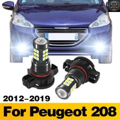2개들이 LED 램프 차용 프런트 안개 램프 푸조 208 2012 - 19