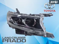 【業者出品】トヨタ純正 TRJ150W GDJ150W ランドクルーザープラド 後期 LED ヘッドライト ヘッドランプ 右側 運転席側 打刻J KOITO 60-262のサムネイル