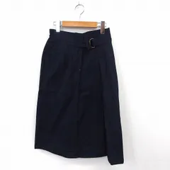 ジャーナルスタンダード レリューム JOURNAL STANDARD relume ワンピース フレア 膝下丈 ベルト シンプル S ネイビー /ST22のサムネイル