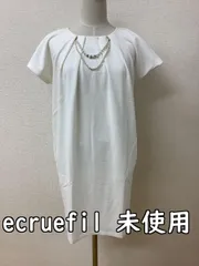 ケティ (ketty) ecruefil タグ付き未使用 オフホワイトエンボス生地ワンピース サイズMのサムネイル
