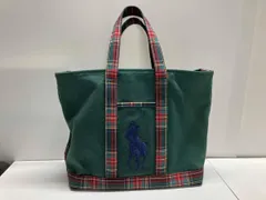 POLO RALPH LAUREN ポロ ラルフローレン トートバッグ / グリーン・チェック