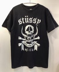 STUSSY タンクトップ Lサイズ ブラック バックプリント スカル - メルカリ