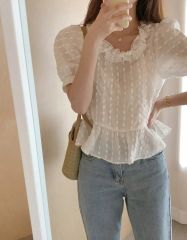 moussy☆MULTIWAY GATHER ブラウス☆オフホワイト MOUSSY MULTIWAY GATHER ブラウス - メルカリ