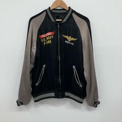 ◎AVIREX リバーシブルサテンスカジャン スーベニアジャケット 2XL